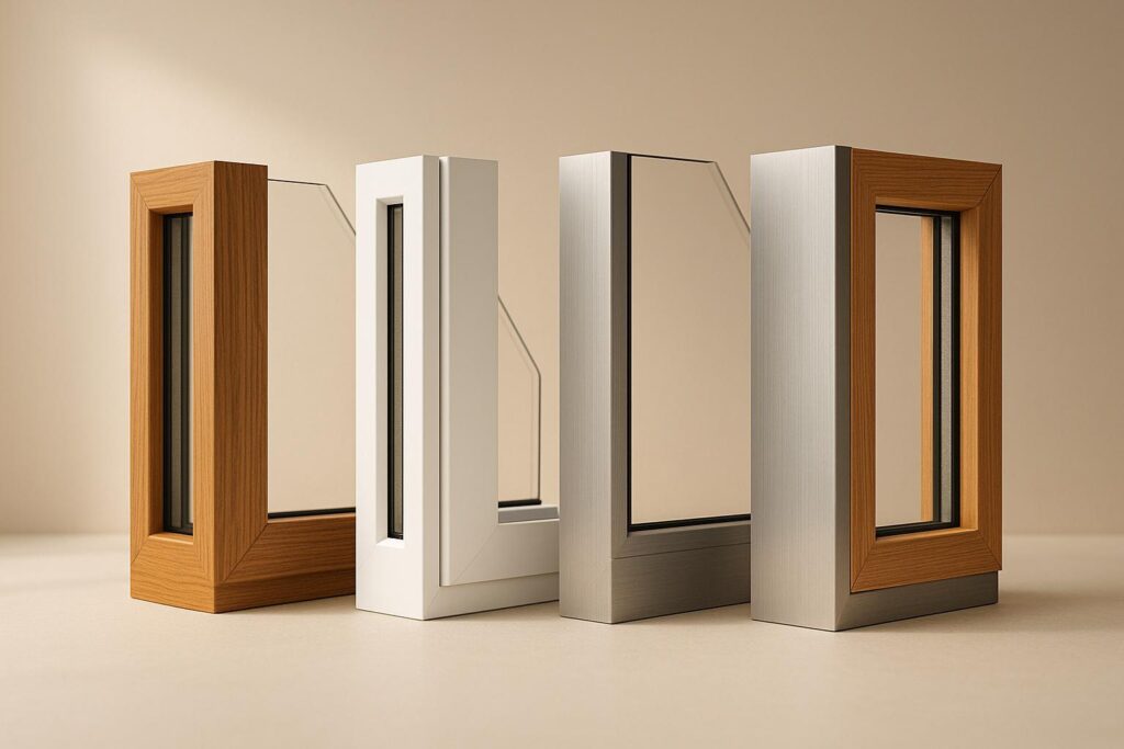Fenster-Materialvergleich 2025: Holz vs. Kunststoff vs. Alu vs. Holz-Alu