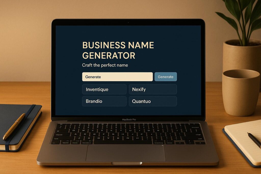 Firmennamengenerator – Finden Sie den perfekten Namen