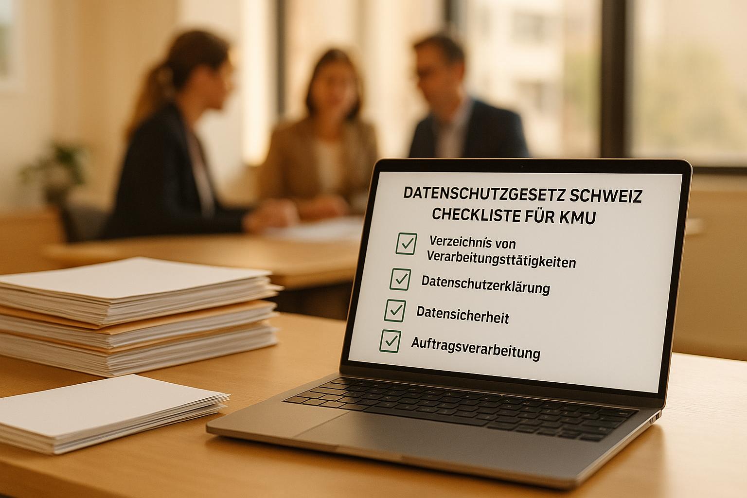 Datenschutzgesetz Schweiz: Checkliste für KMU