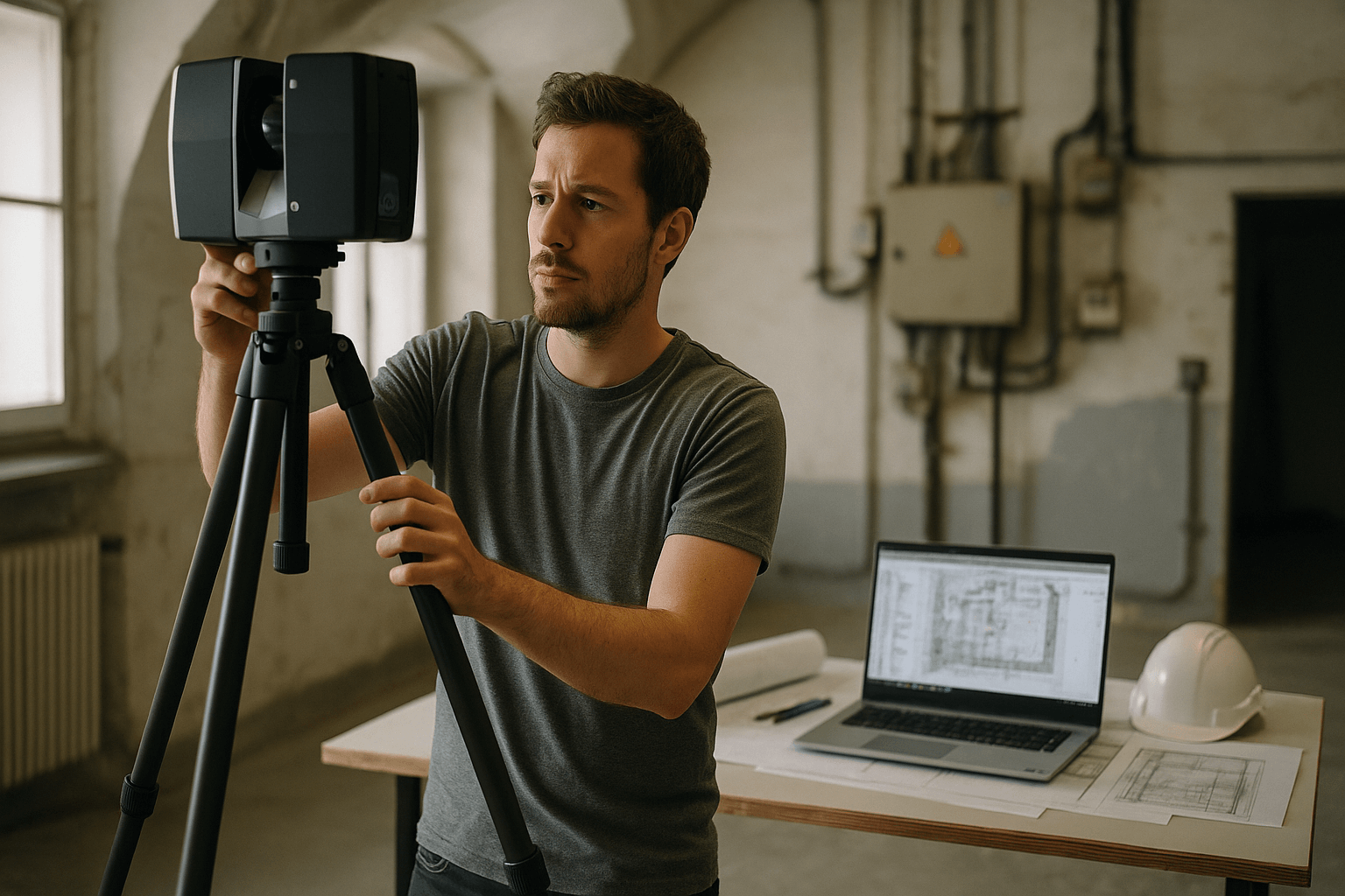 3D-Laserscanning verbessert Bestandsdokumentation und Planung