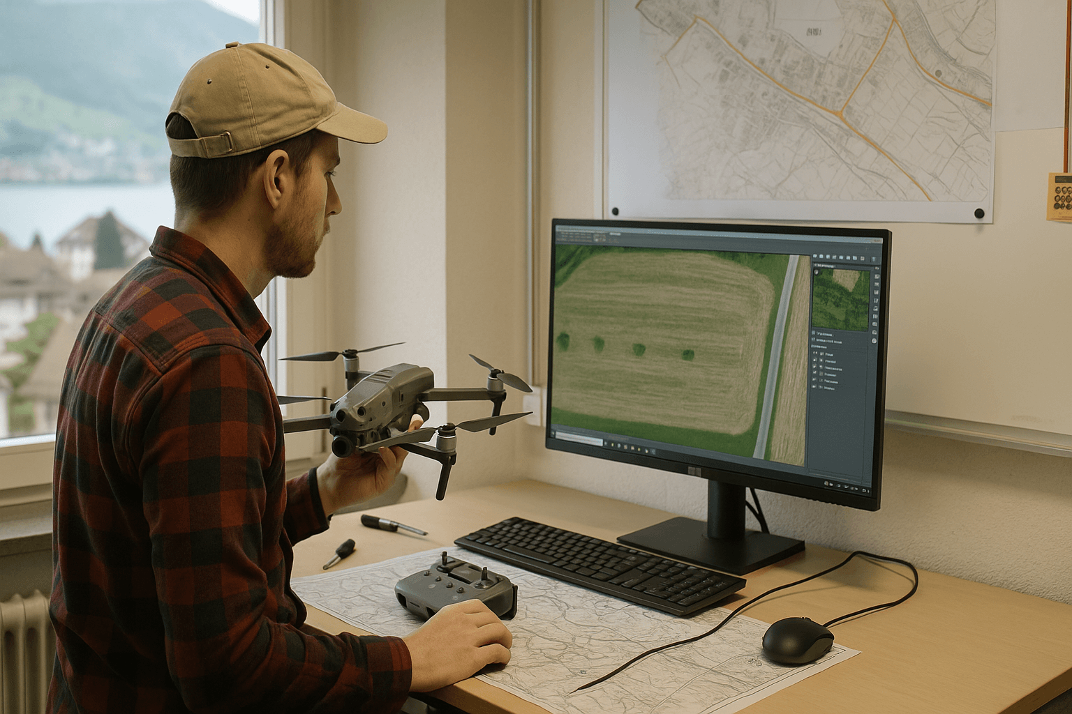 KI verbessert Drohnen-Bildverarbeitung für präzisere Vermessung