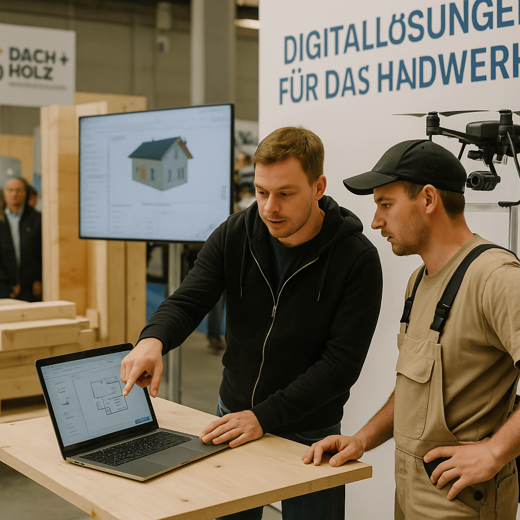 Start-ups zeigen praxisnahe Digitallösungen für Bauhandwerk