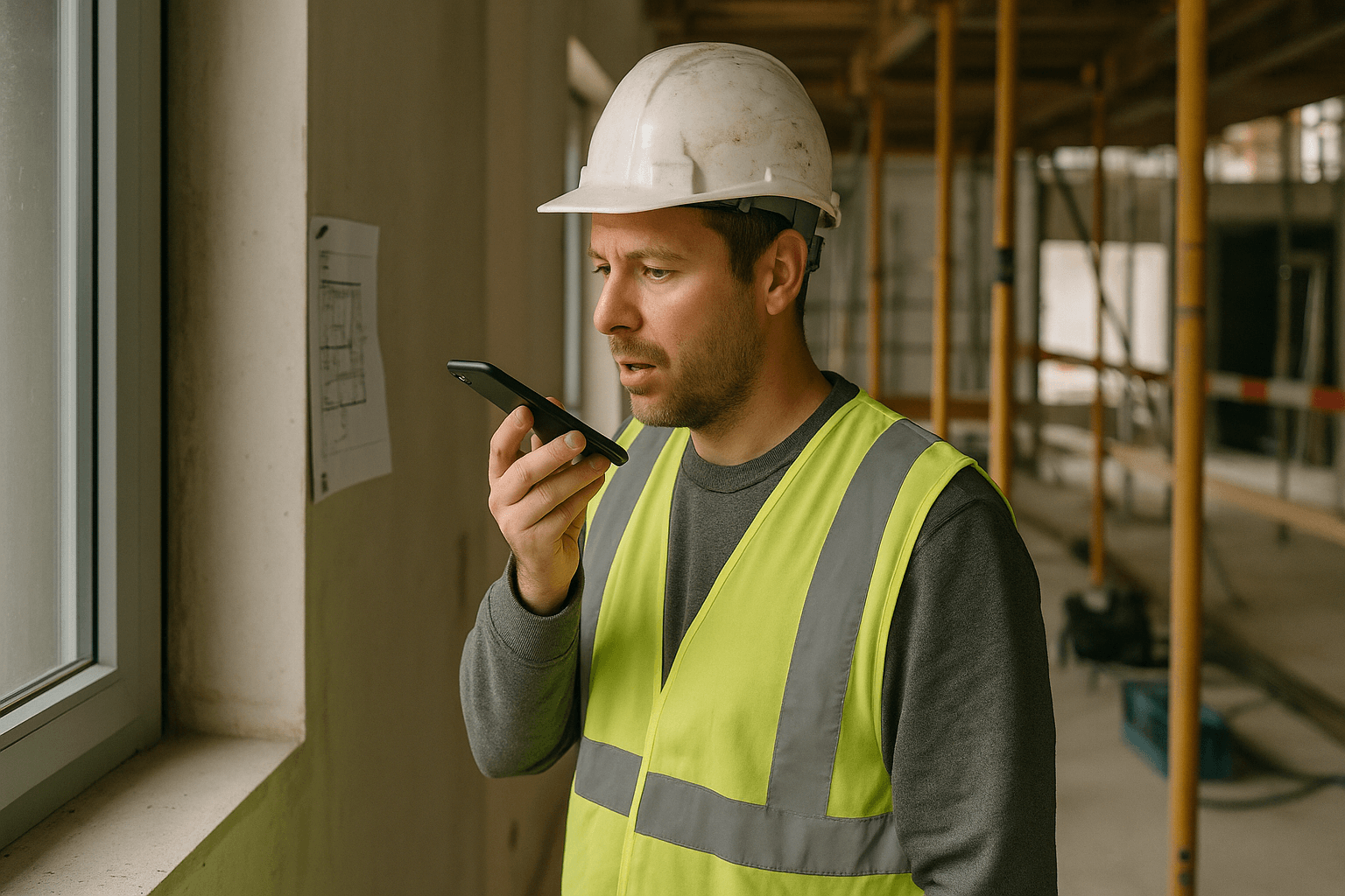 Sprach-KI beschleunigt Baustellen-Dokumentation zehnfach