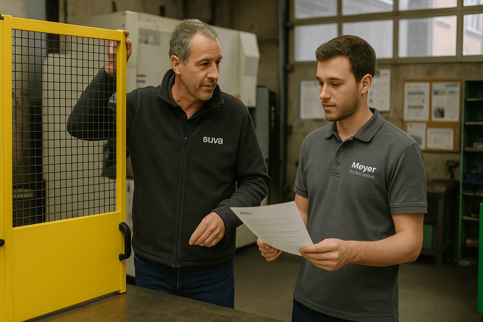 Suva übergibt Schutzeinrichtungen an Meyer BlechTechnik