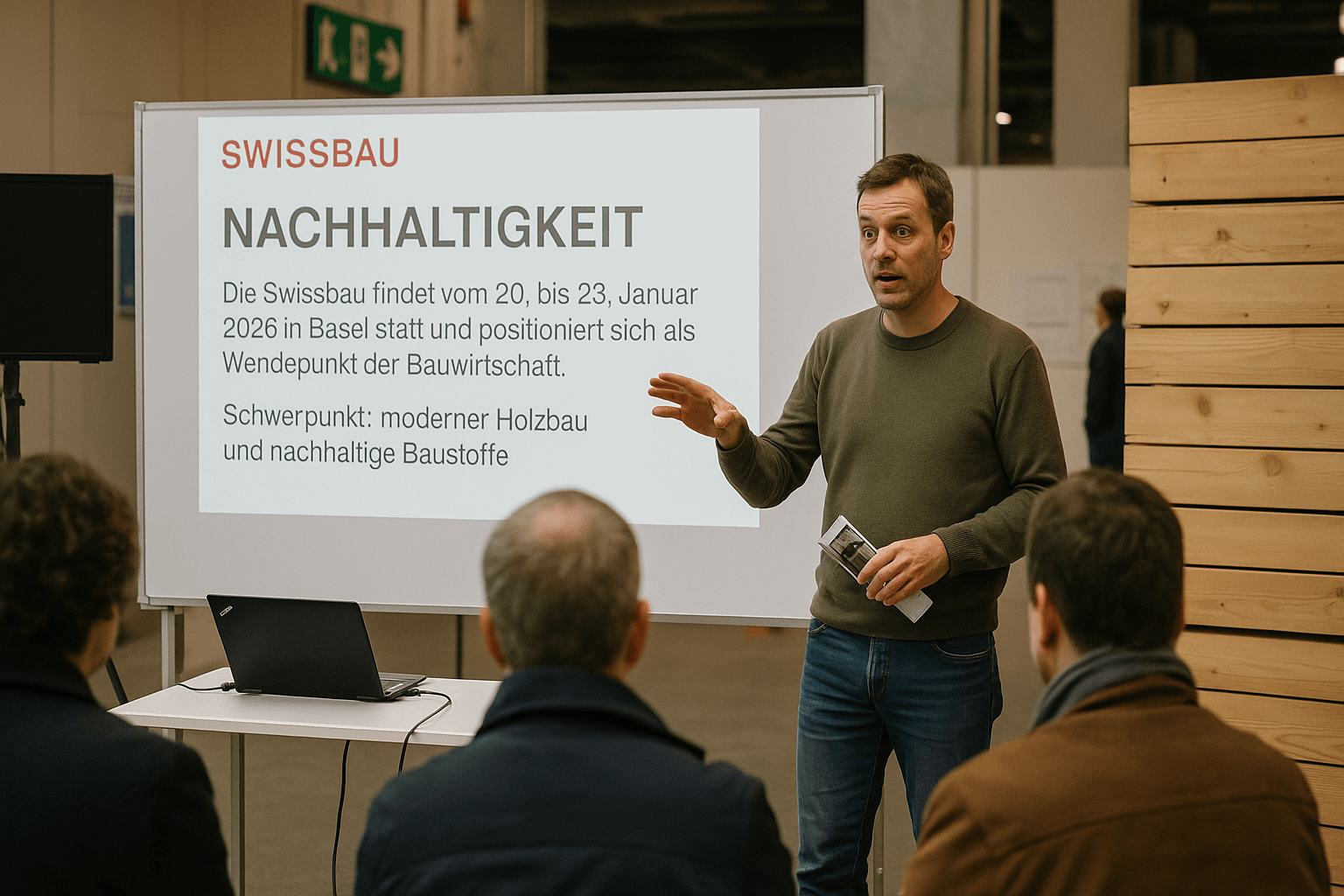 Swissbau 2026: Branchentreffen zu Nachhaltigkeit