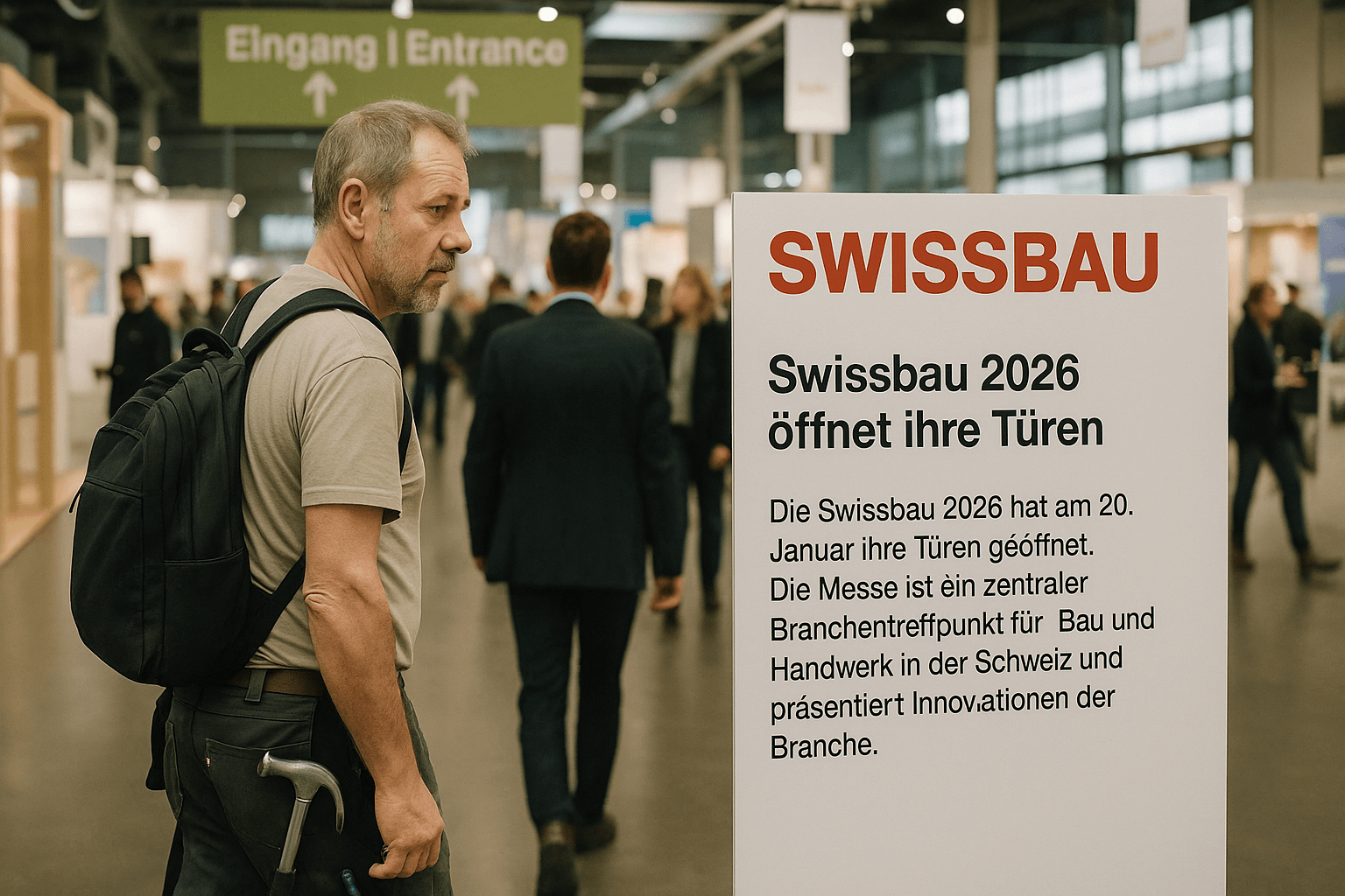 Swissbau 2026 öffnet ihre Türen