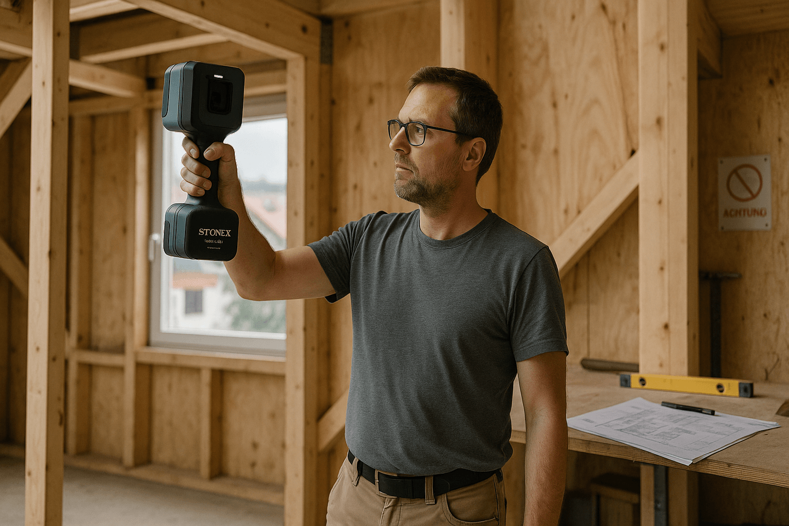3D-Laserscanning verbessert Vermessung im Holzbau