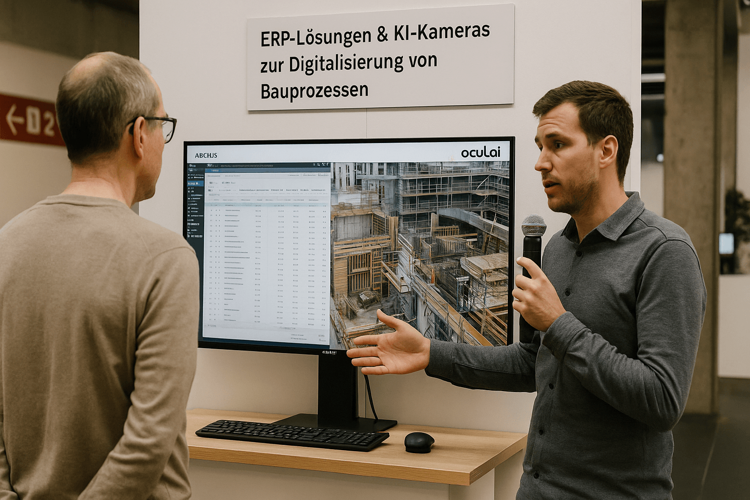 Abacus und oculai digitalisieren Bauprozesse an Swissbau