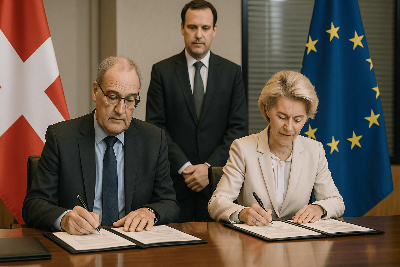 Schweiz und EU unterzeichnen Abkommenspaket