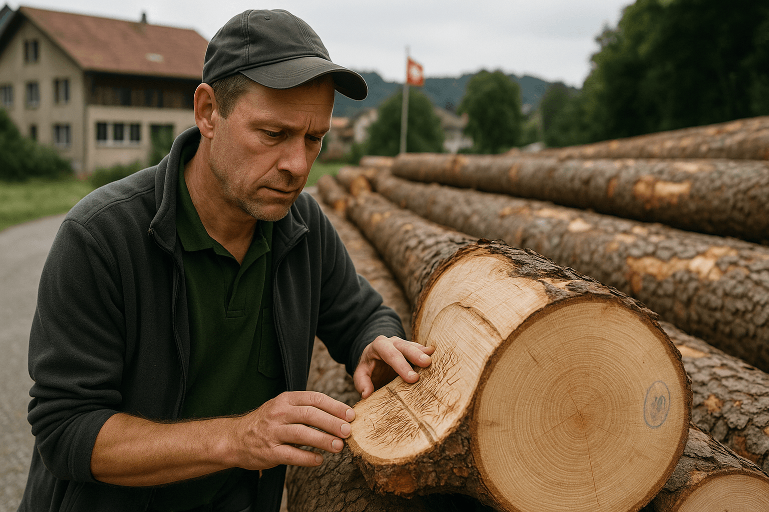 Käferholz in der Schweiz um 27 Prozent gesunken