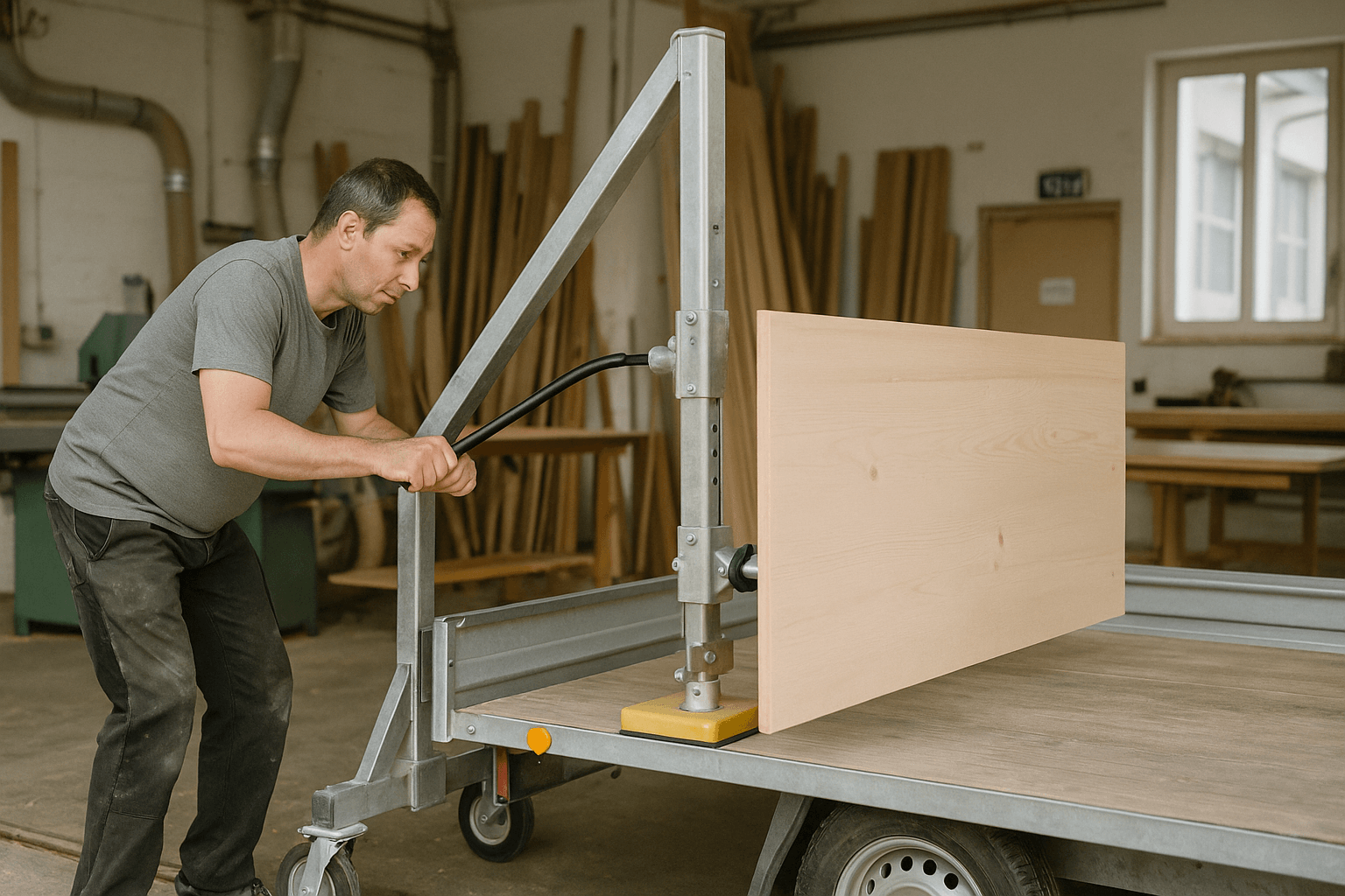 Schreinerei reduziert Rückenbelastung durch Innovation