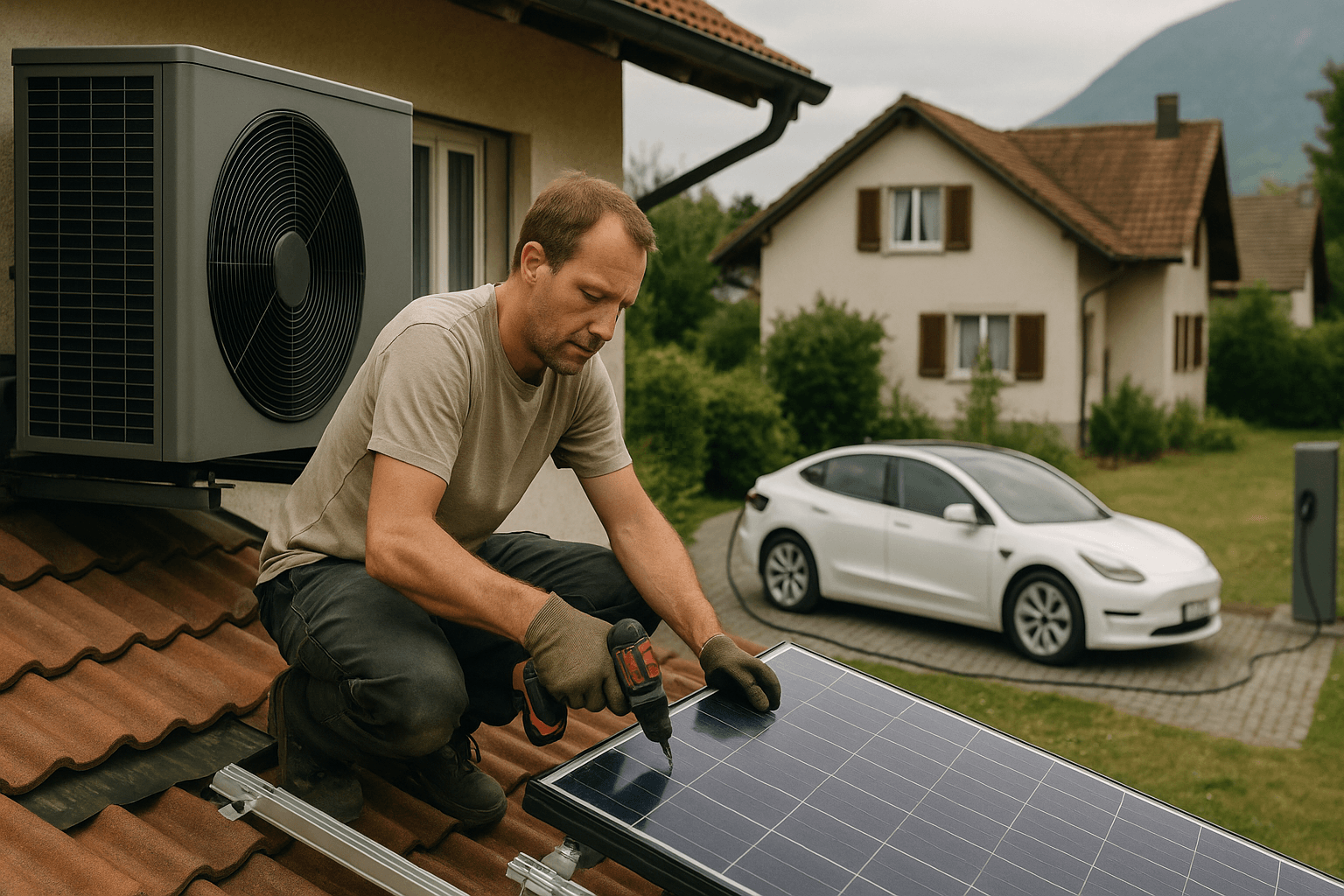 Wärmepumpen und E-Autos stagnieren in der Schweiz