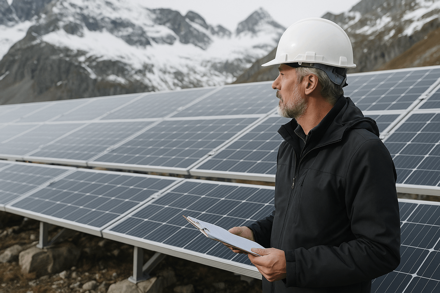 Alpine Solaranlage Sidenplangg erzielt gute Winterwerte