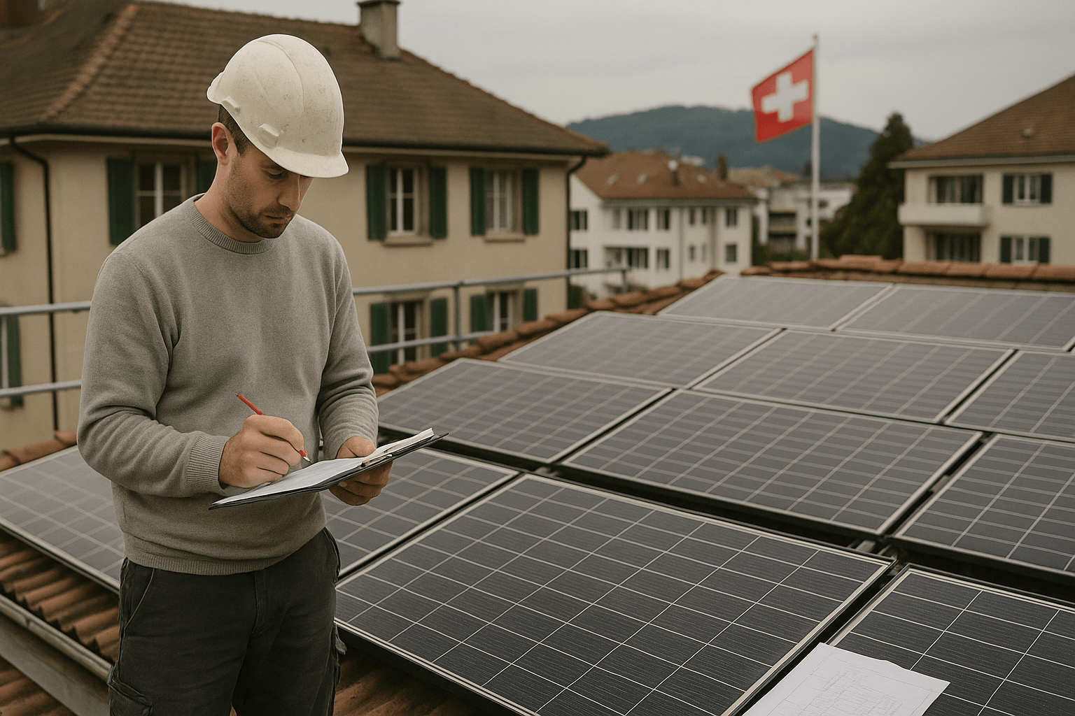 Schweiz verzeichnet Photovoltaik-Rekordzubau von 43 Prozent