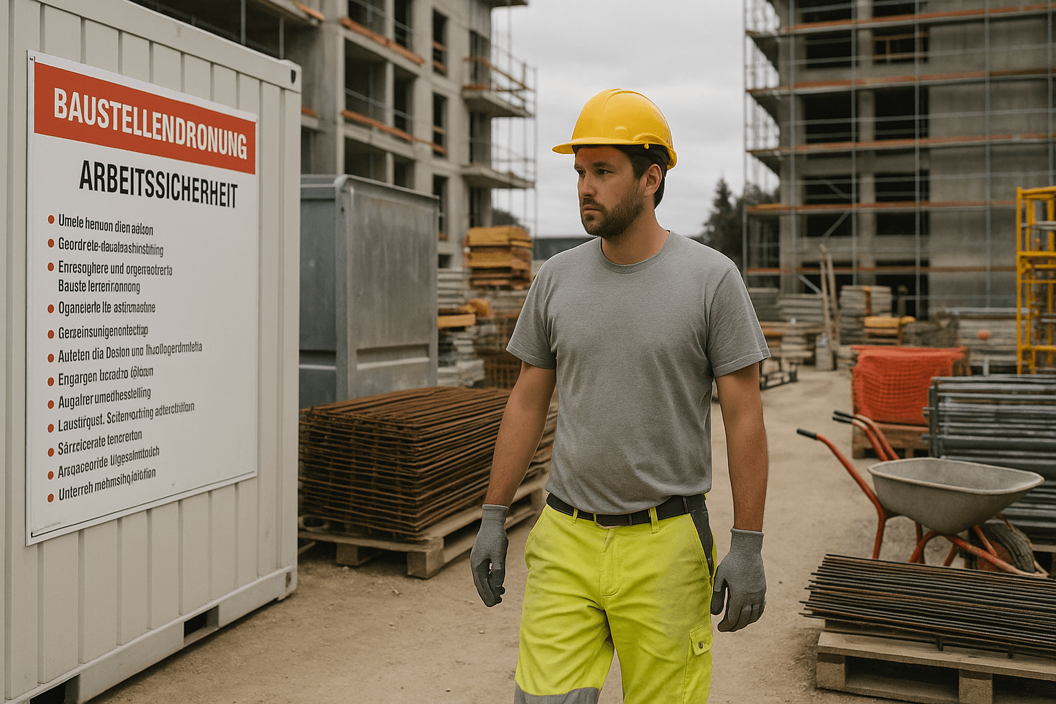 Baustellenordnung zentral für Arbeitssicherheit
