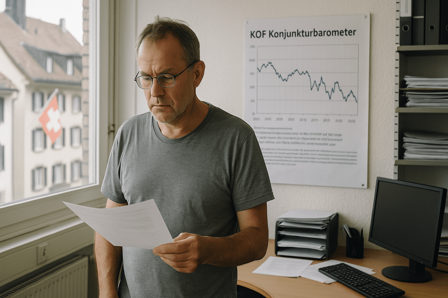 KOF-Barometer bleibt unter dem Durchschnitt