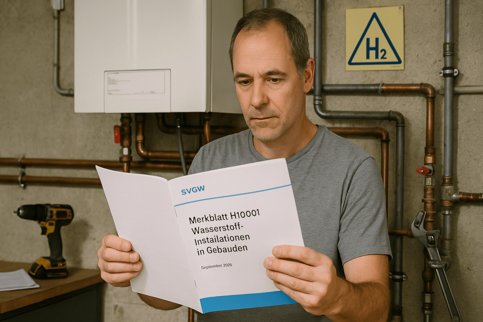 SVGW veröffentlicht Regelwerk für H2-Installationen