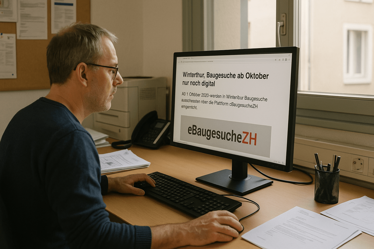 Winterthur: Baugesuche ab Oktober nur noch digital