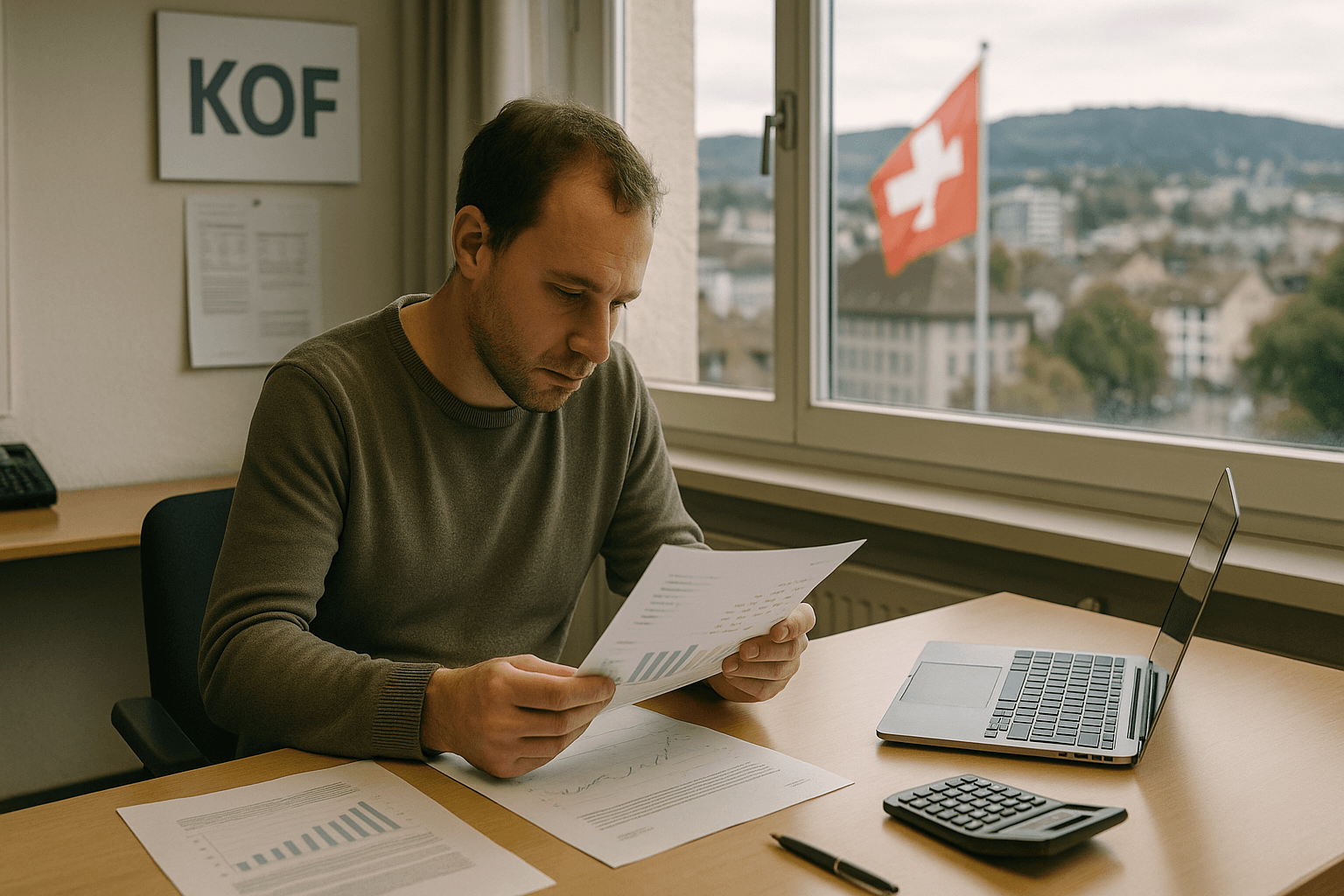 KOF hebt Schweizer Wachstumsprognose 2026 deutlich an
